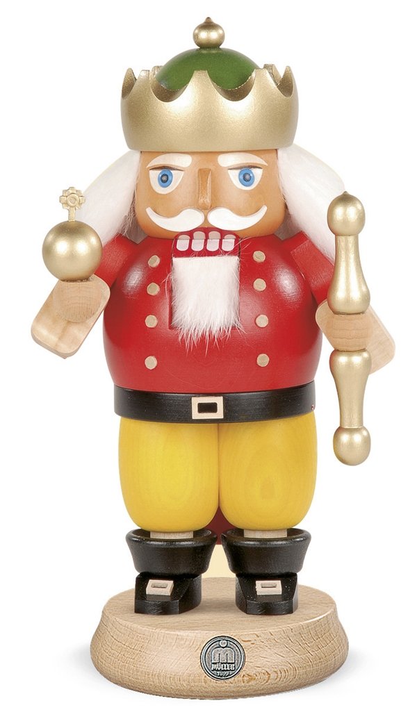 Roi de Casse-Noix Rudolphs Schatzkiste figurine bois décoration Noël 12x23cm