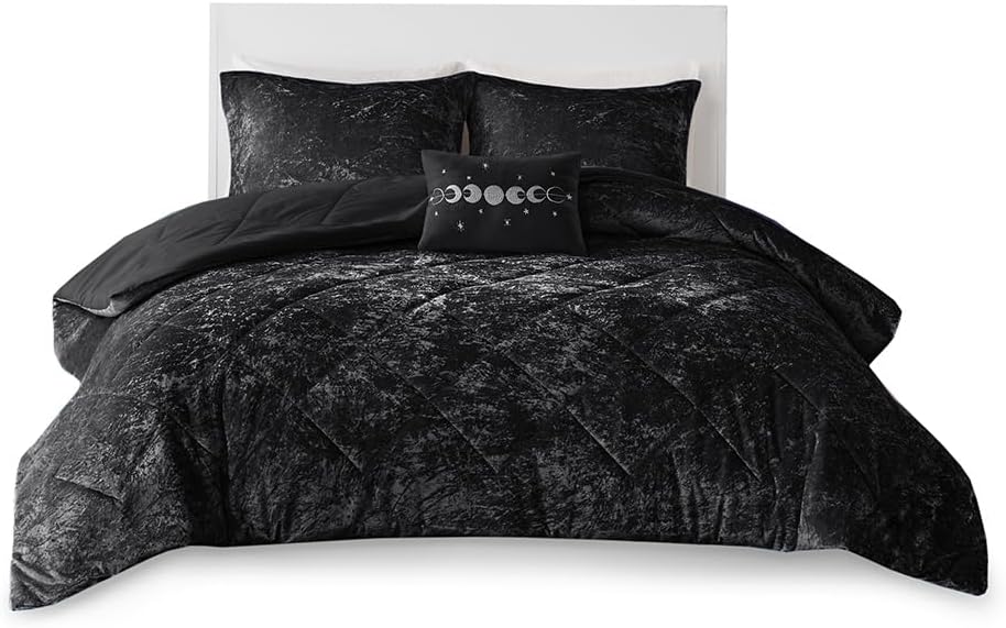 Gracie Mills Eirlys Velvet Duvet Cover Set - Thumbnail 3