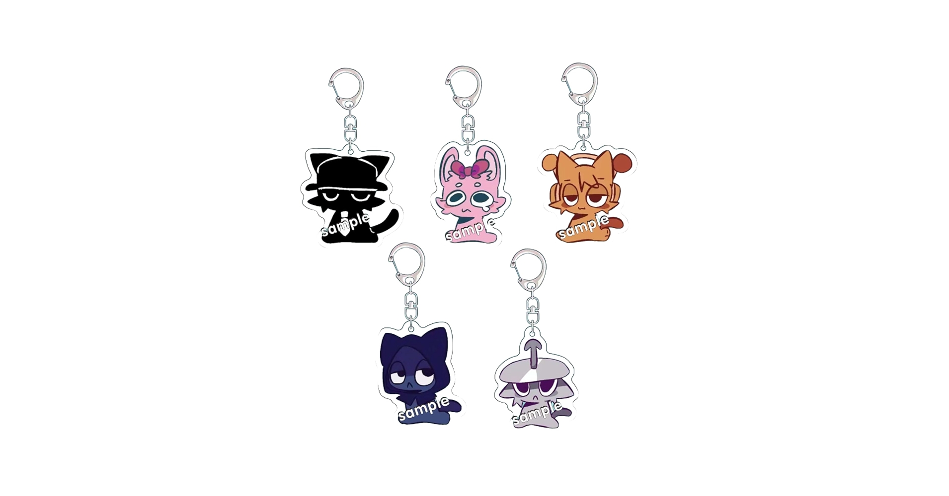 【K SEVEN STORIES】アクキー5種セット Amazon.co.jp: 5点セット ダンディーズワールド アクリル