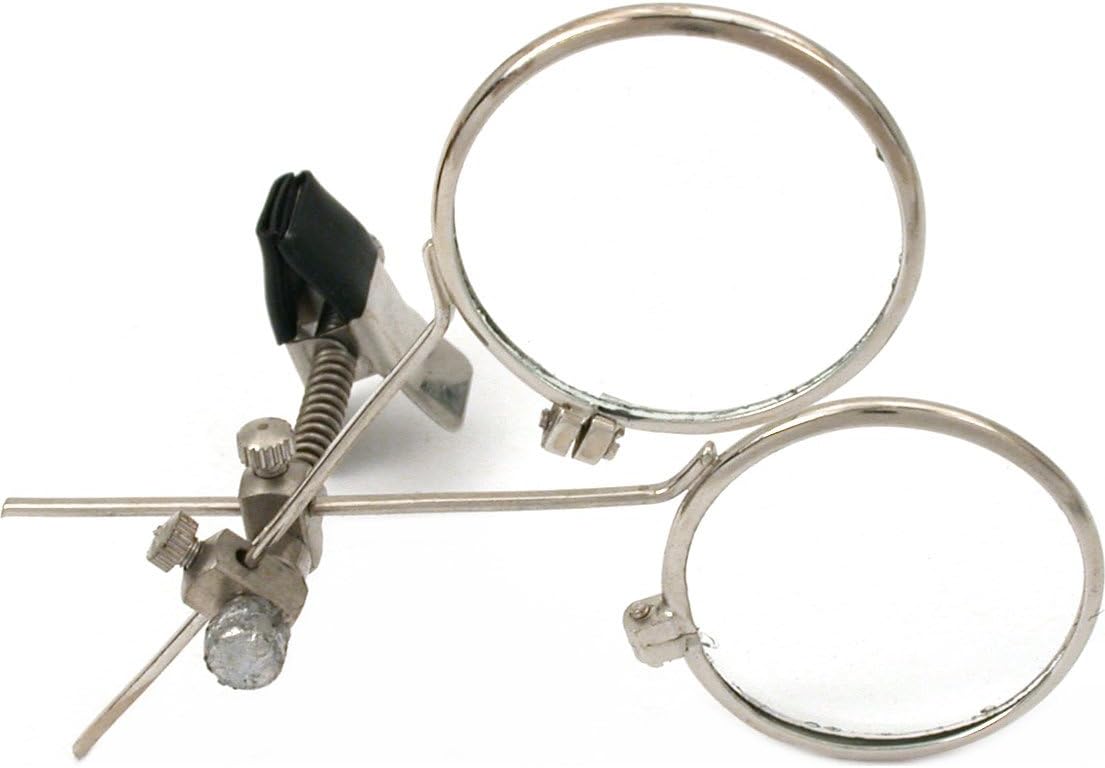 3.3X Double Loupe Glass Clip On Eyeglass Cheap Tools