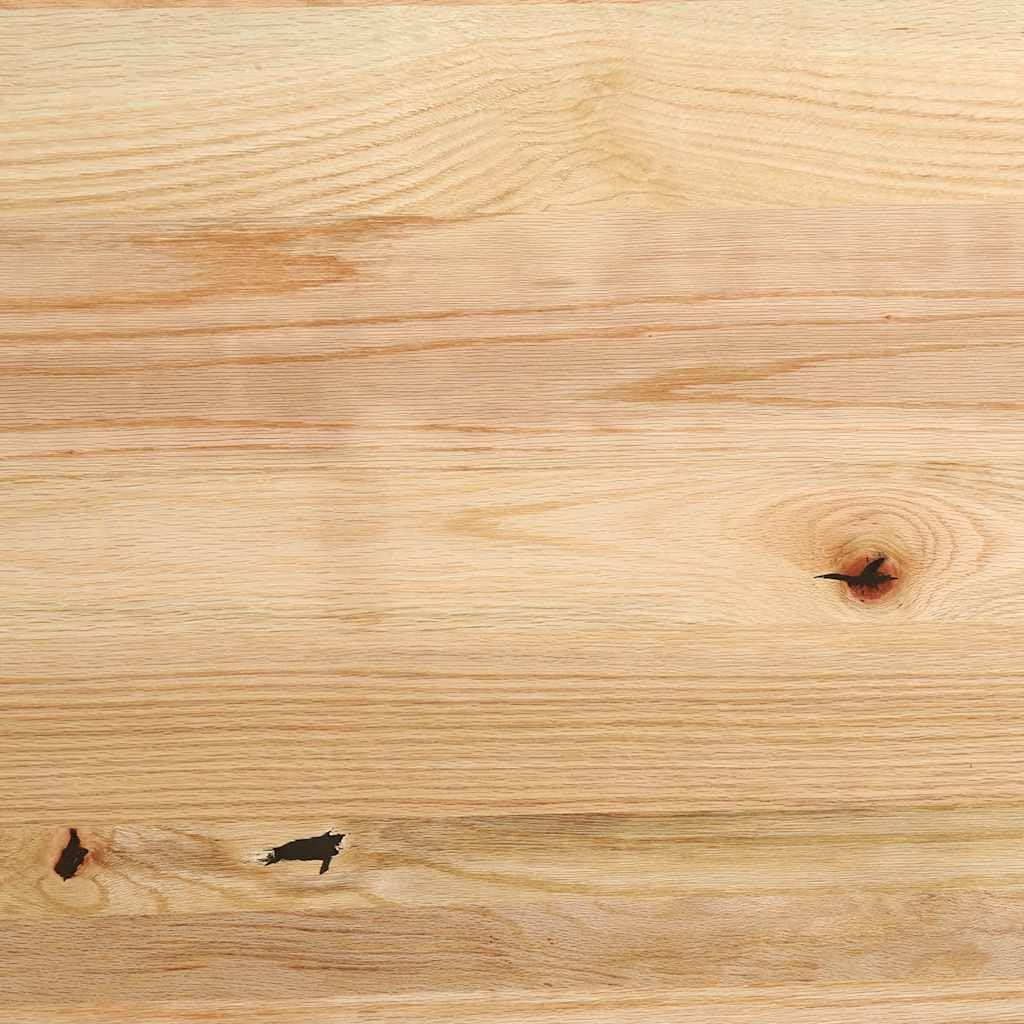 Tischplatte Massivholz Eiche 120x60x4 cm Oval Arbeitsplatte Holzplatte Robustes Möbel Brett für Küche Büro Wohnzimmer DIY Ersatz Zubehör zum Bauen und Renovieren