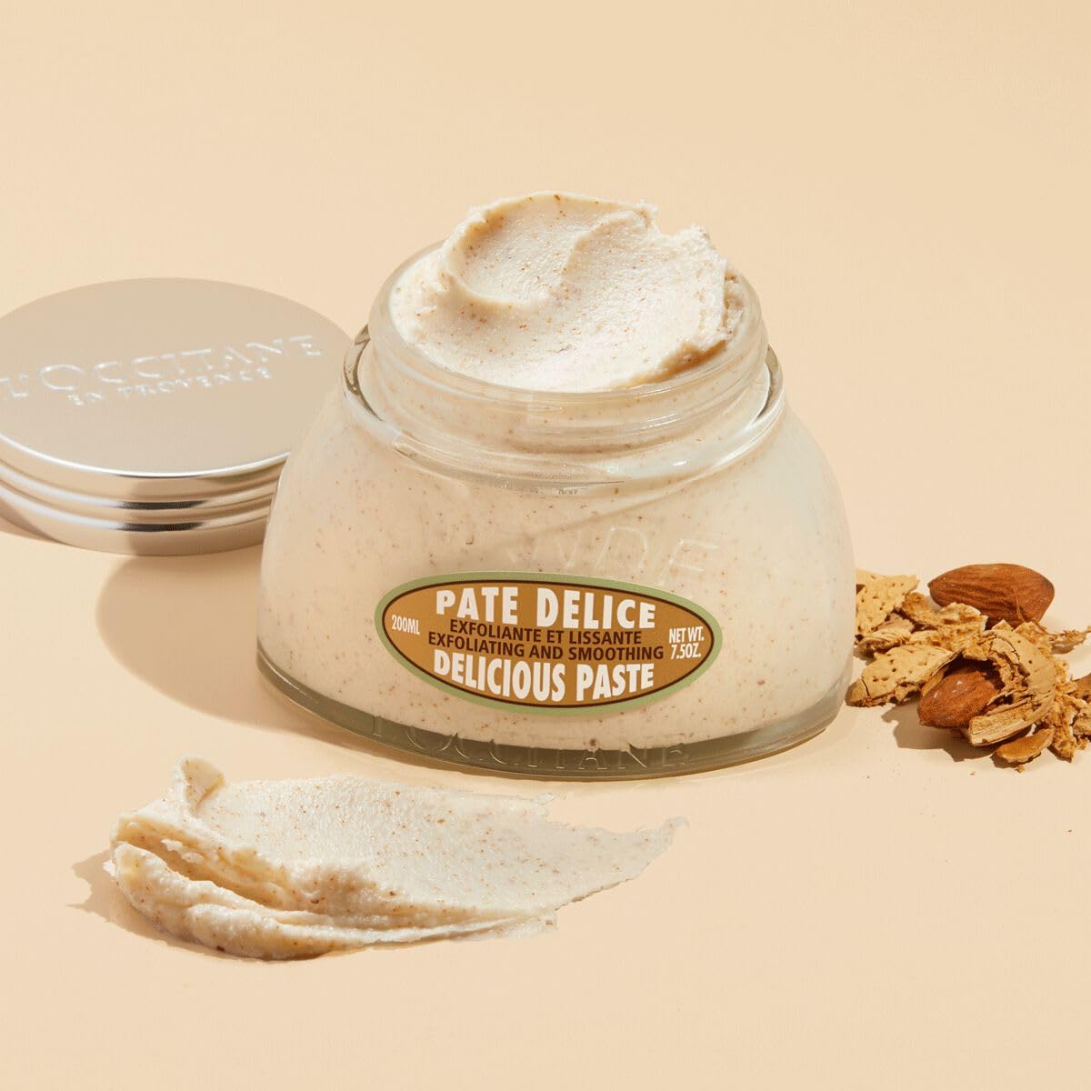 L'OCCITANE Exfoliating & Smoothing Almond Delicious Paste Body Scrub 7.40 fl oz - Image 2