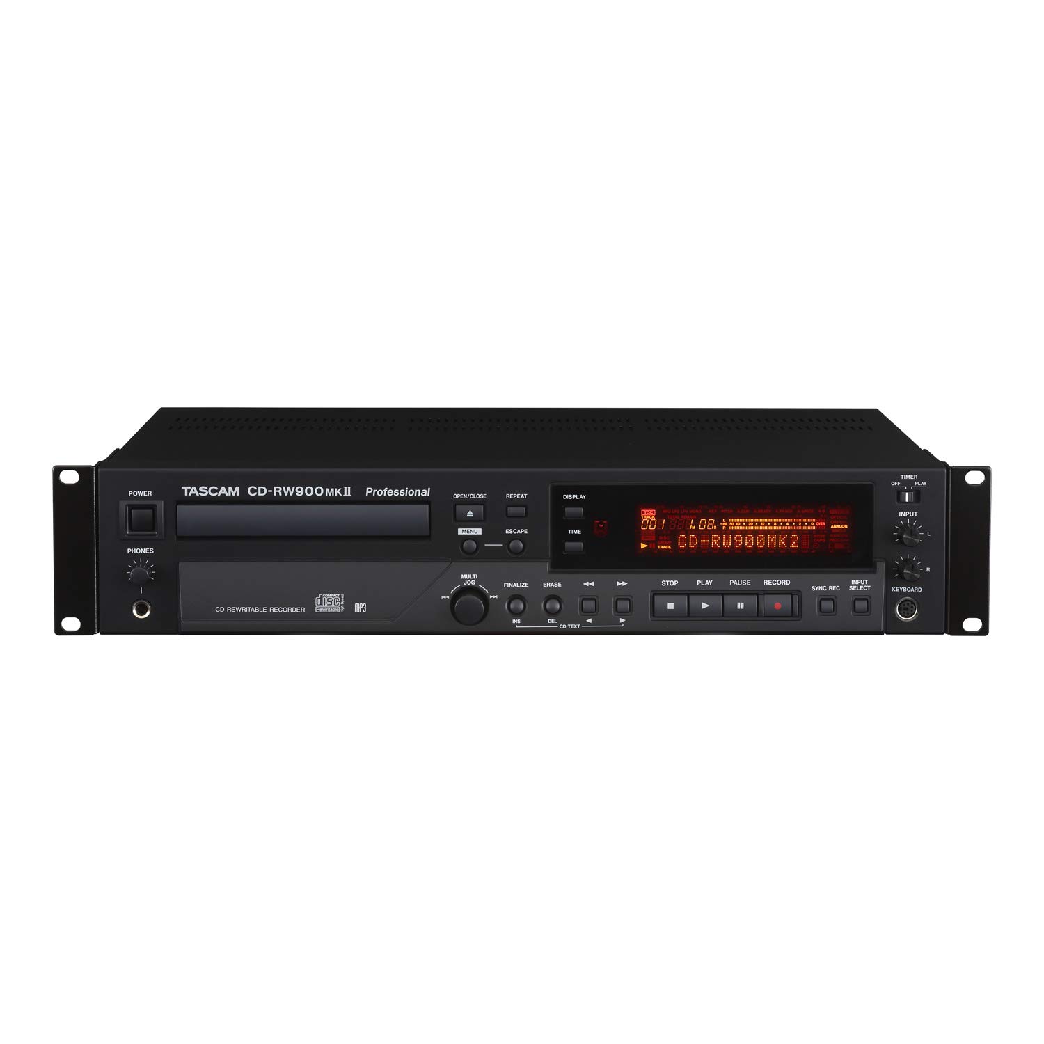 Tascam CD-RW901MKII Professional Rackmount CD Recorder/Player