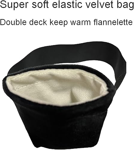 Miniatura 2 de Kit completo de 19 piezas de prueba de orina, correa elástica oculta para las piernas y bolsa de terciopelo de doble capa cálida, 11 tiras adhesivas