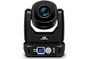 Shehds Moving Head: 100W Beam Effect Party Lights with Dynamic Gobos
