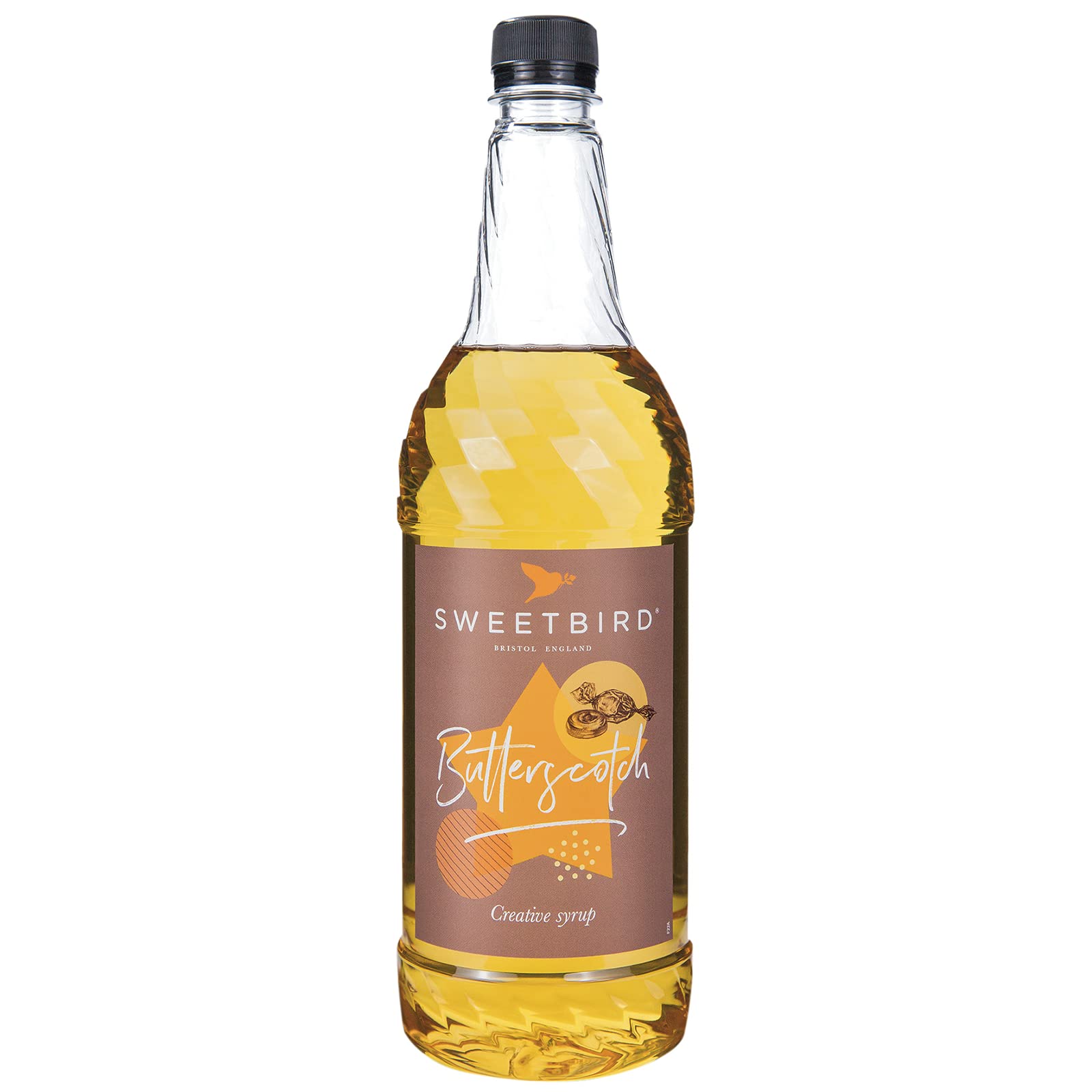 Sweetbird Butterscotch Syrup (1 Litre) - Vegan Friendly