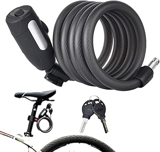 Anti Theft Bike Lock - Thick Bike Chain Lock Anti-Theft Bicycle Chain Lock - Anti-Theft Bicycle Chain Lock for Bike, Gate, Mountain Bike, Grill, Motorcycle, Moped, Fence, Bicycle Rianpesn