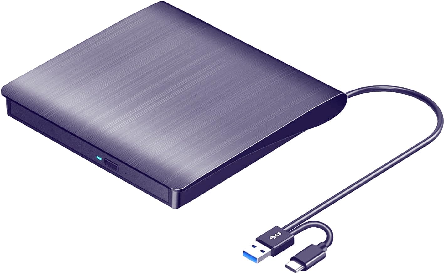 High Speed USB 3.0 Slim Portable External CD/DVD-RW Drive/Writer/Burner/Rewriter/Player for Laptop,PC,MacBook Pro (Black)-picture-24