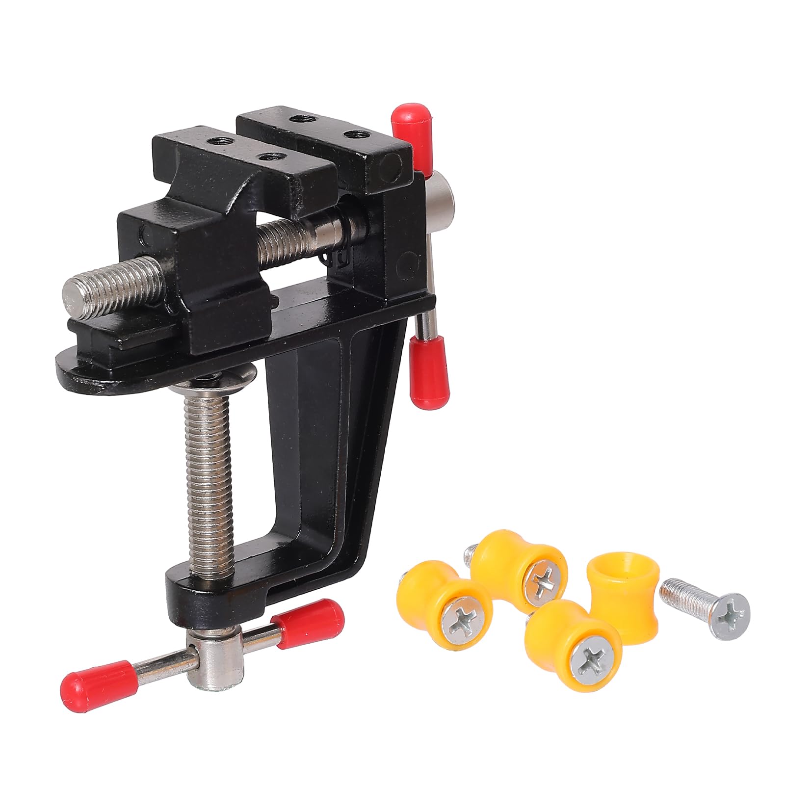 FyMosem Mini Bench Vice Adjustable Table Vise Clamp On Tool