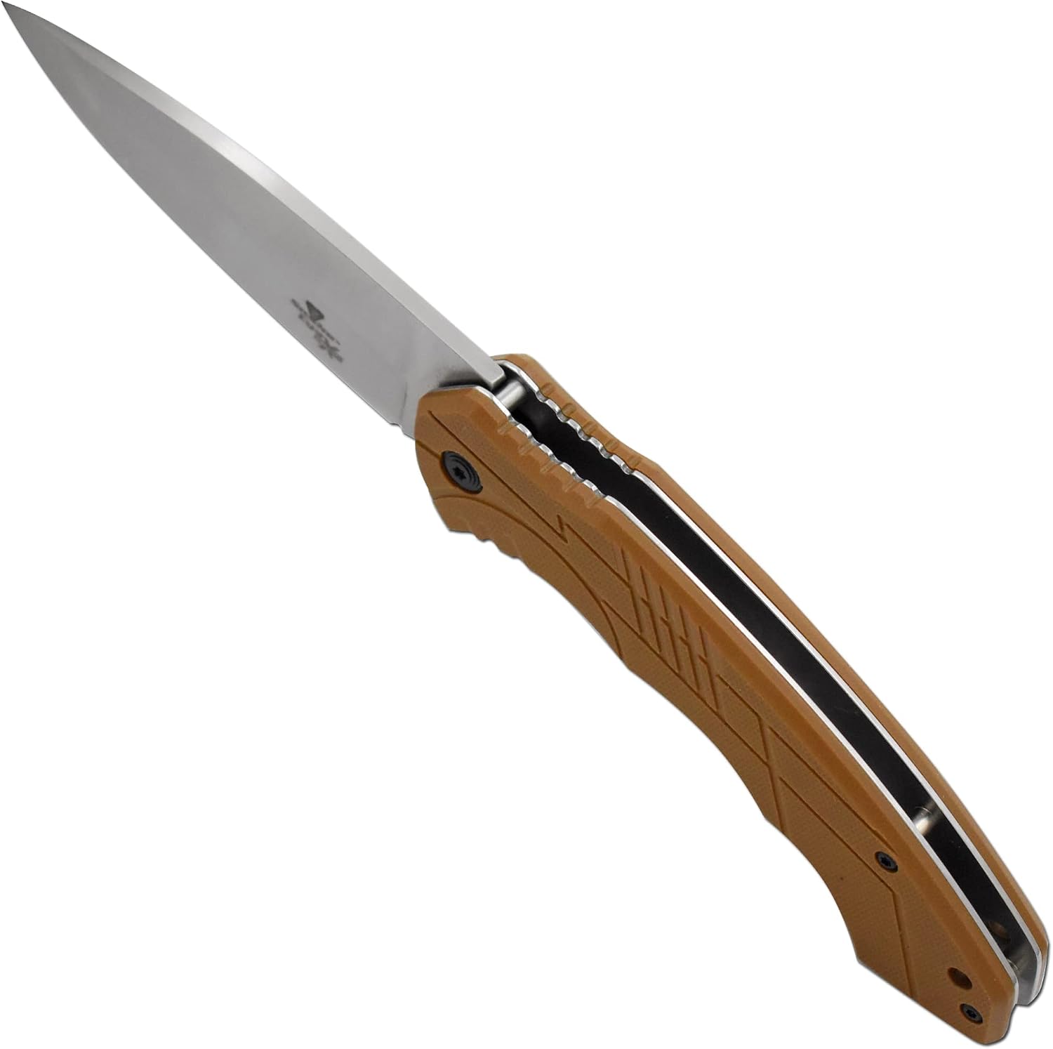 Snake Eye Xtreme Collection Pivot Langford Folding Ball Bearing Flipper Liner Lock Pocket Knife(1108) (Brown)