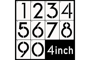 DXCYZ Curb Address Painting Kit - Transform Your Home's Exterior with Bold Numbers