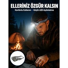 LED Kafa Feneri Ayarlanabilir Ba  Bantl  G l  Ayd nlatma Lambas  [Enerji S n f  A+]