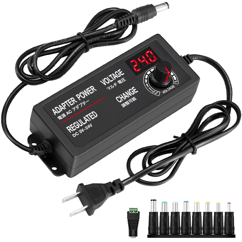 【Akuさま専用】 Amazon | mAh マルチ 電源 AC アダプター72W 3A マルチ ボルト DC 3