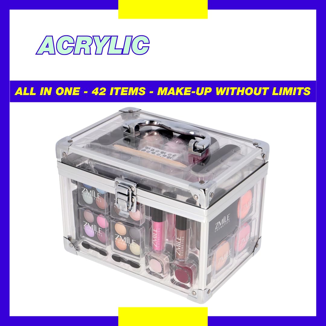 ZMILE Cosmetics Zestaw do Makijażu, Acryl, Kosmetyki Wegańskie