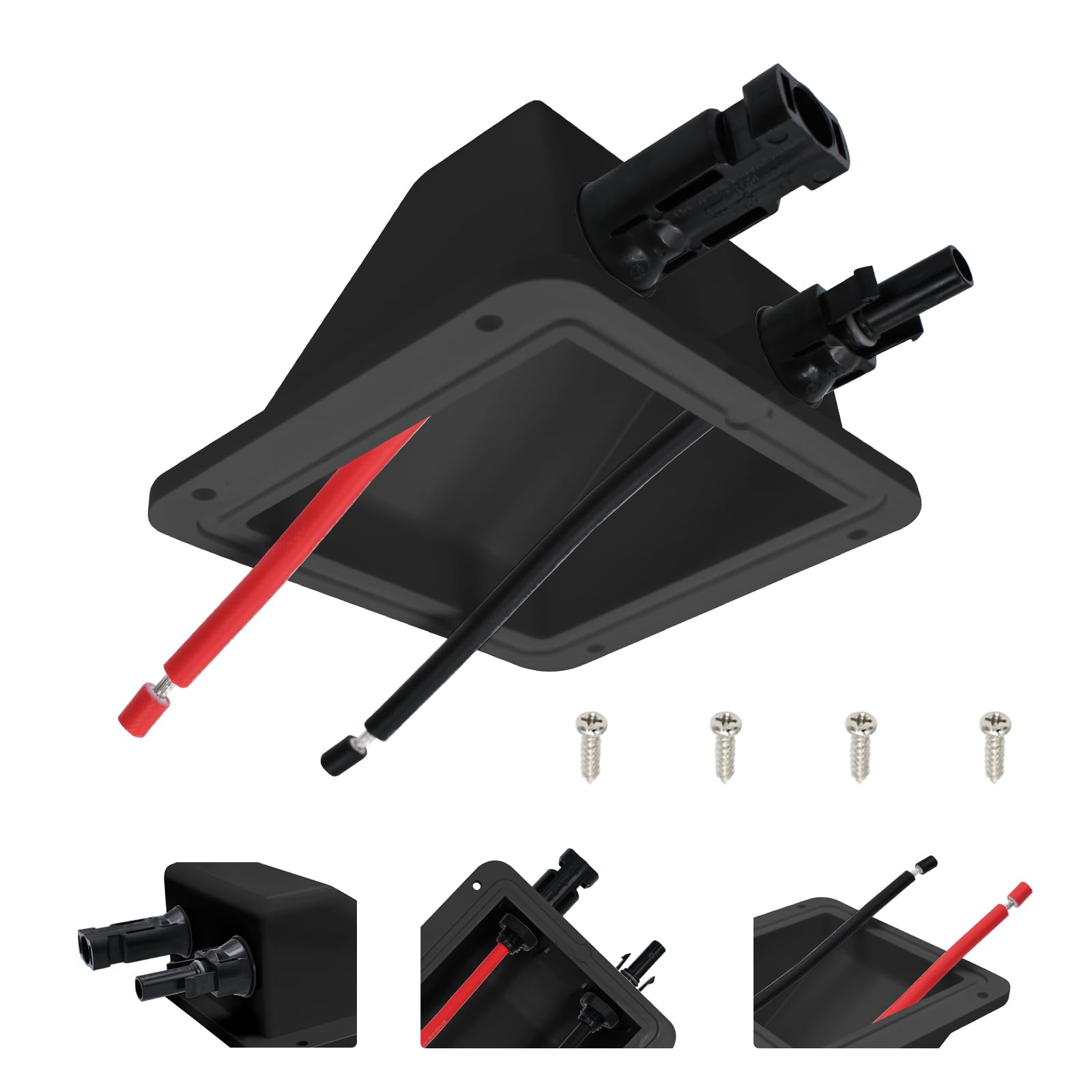 Amazon.com: Slocable Solar Cable Entry Gland, IP68 Solar Cable