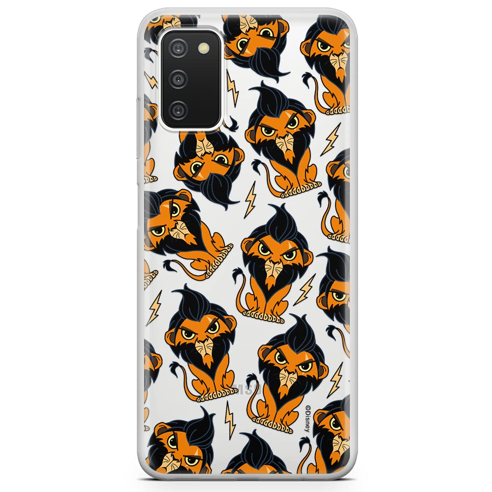 ERT GROUP mobile phone case for Samsung A03S original and officially Licensed Disney pattern Scar 002 optimally adapted to the shape of the mobile phone, partially transparent