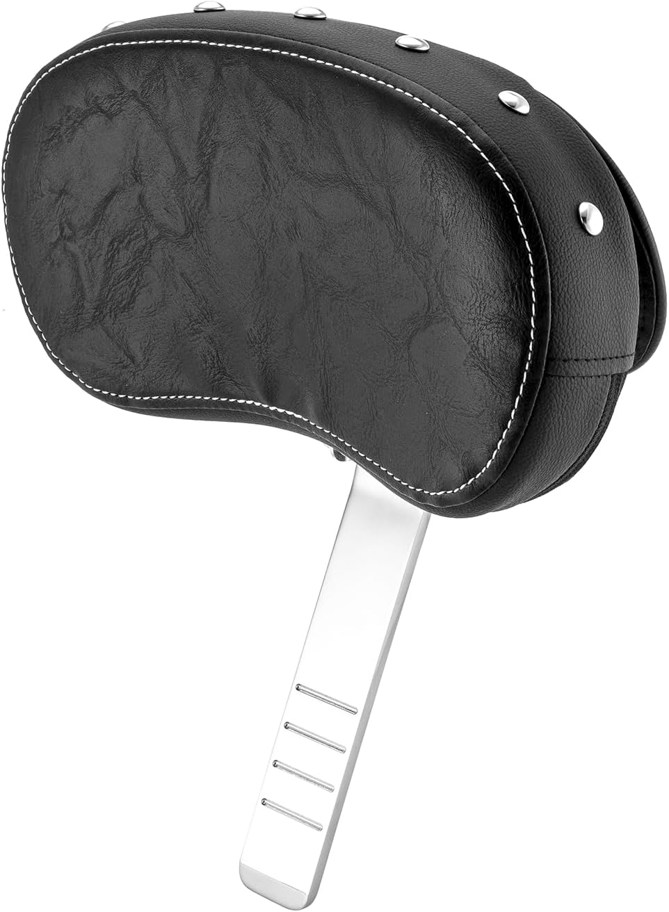 Wsays Adjustable Driver Backrest Rider Backrest Pad Chrome Studded Compatible with Indian Challenger Chieftain Chief Classic Vintage Springfield Roadmaster Pursuit 2014-2025