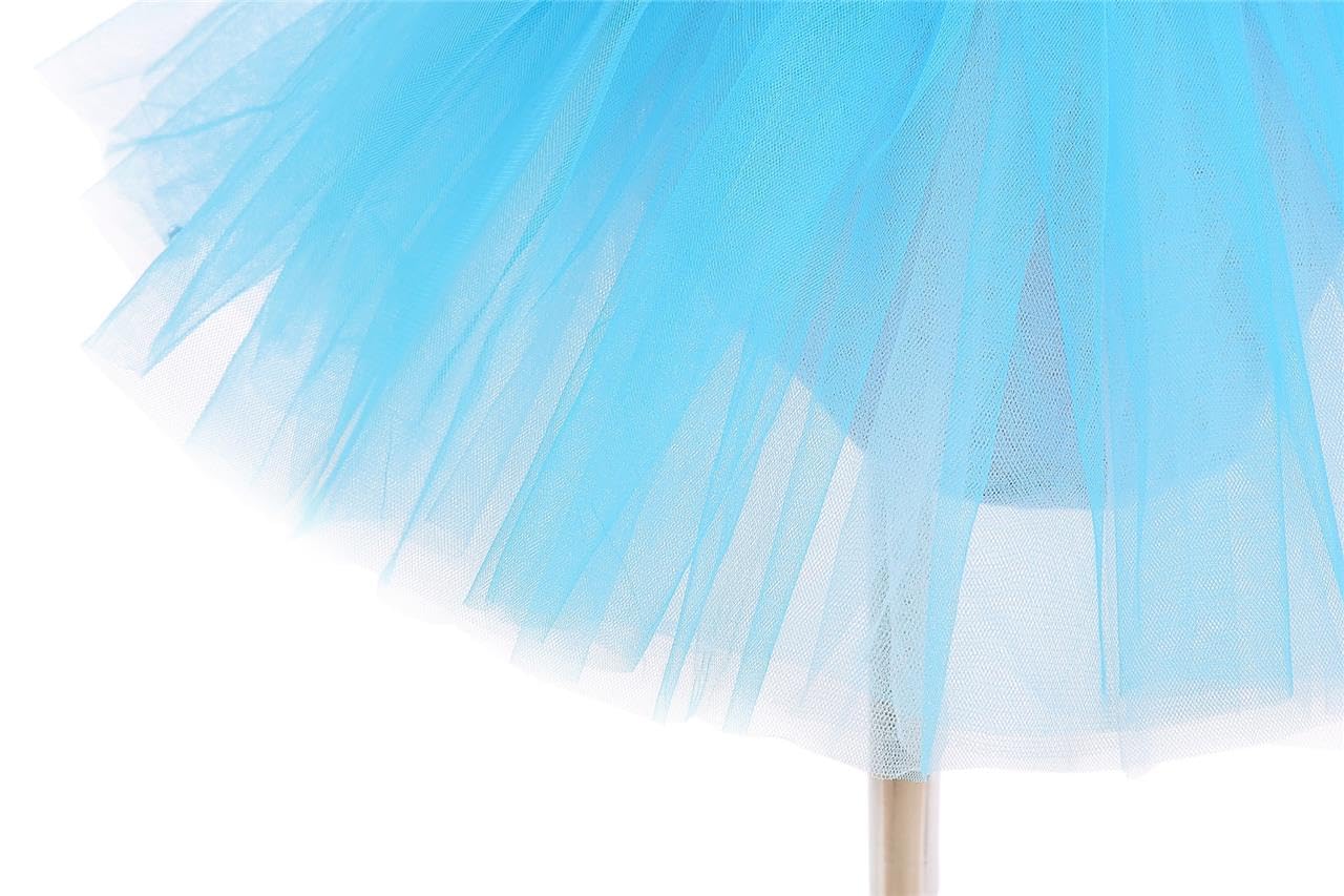 Lito Angels Vestidos Tutú de Princesa para Niñas, Varios Estilos | Mangas abullonadas, Corpiño con lentejuelas, Falda tutú de 4 capas, Braguita integrada, Ballet, Halloween, Carnaval