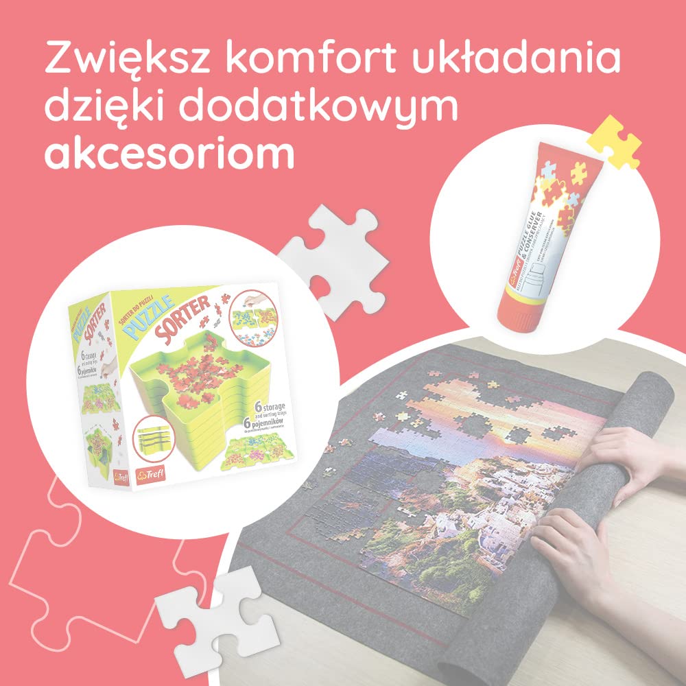 Trefl - Wakacyjna Przystań - Puzzle 2000 Elementów - Psy, Lato, Żaglówka, Nowoczesna Układanka DIY, Kreatywna Rozrywka, Zabawa, Puzzle Klasyczne ze Zwierzętami, dla Dorosłych i Dzieci od 12 Lat | CZERWONY, DIY, kreatywna rozrywka, klasyczna układanka, 14+