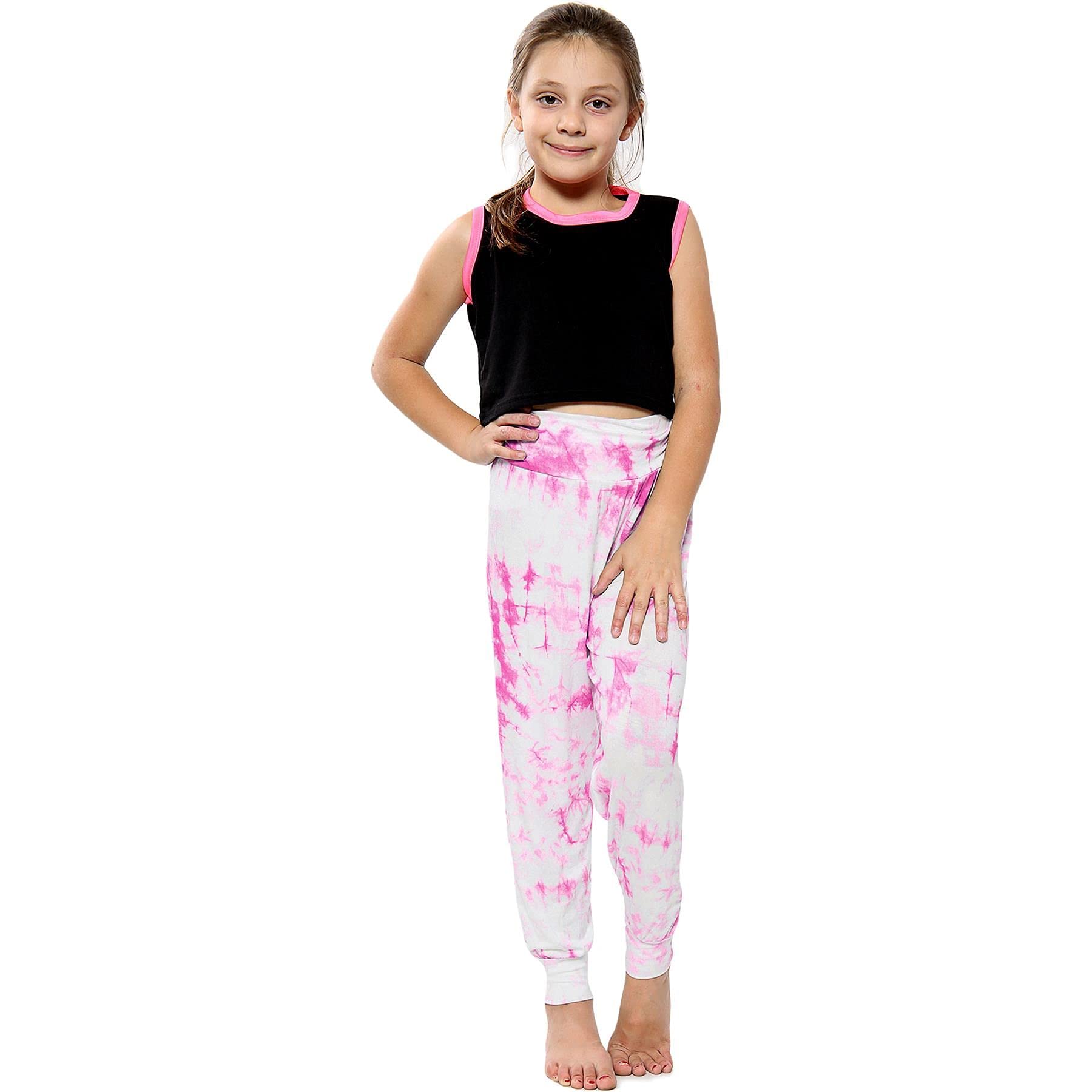 A2Z 4 Kids Girls Ali Baba Style Tie Dye Trendy - Tie Dye 250 Ali Baba Pink 13