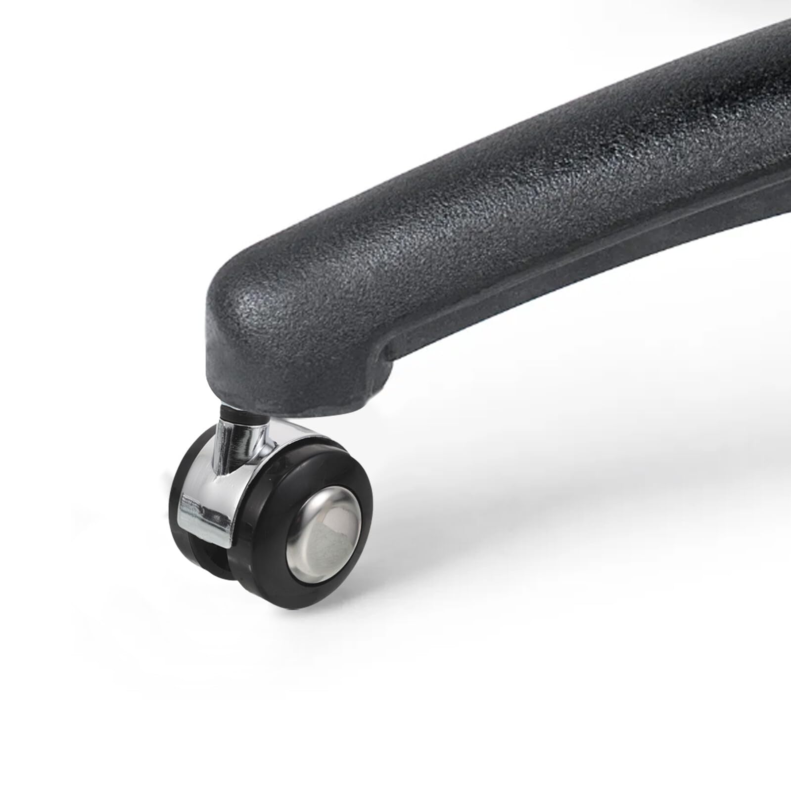 Alipis Ruedas de Repuesto Giratorias para Silla de Oficina 1,5 Pulgadas (8 Piezas), Vástago Roscado 8x12 Mm, Ruedas de Nailon Resistentes para Suelos de Madera, Movimiento
