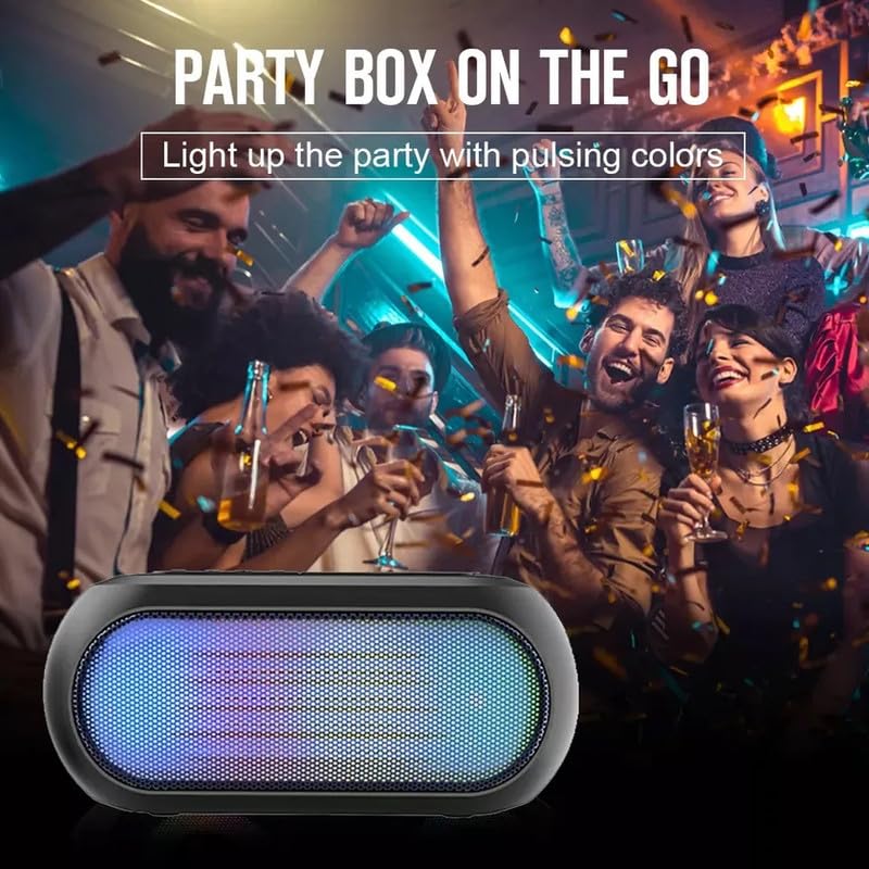 Image of TechKing Portable Bluetooth Wireless Speakers Have a 100FT Range and Deliver a Powerful 30W Loud Stereo Sound, Making Them Perfect for Enhancing Your Home Theatre Experience