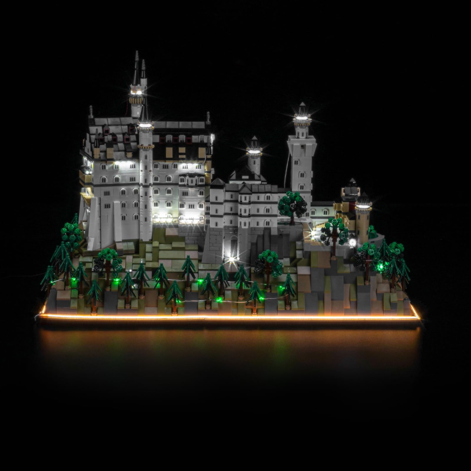 Set di luci a LED compatibile con Lego 21063 Neuschwanstein Castle, interruttore touch dimmer, illuminazione decorativa per giocattolo