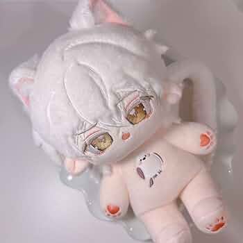 ヘッドフォン付き白髪ぬいぐるみ Amazon.co.jp: 《20cm な可愛い着せ替えぬいぐるみ《白髪黒目