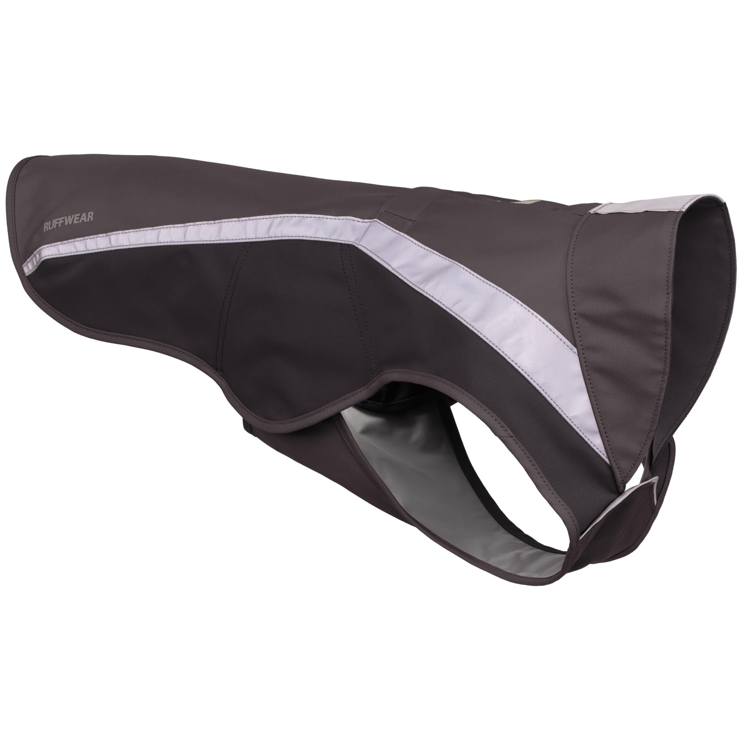 RUFFWEAR Chaqueta de Perro Reflectante de Alta Visibilidad, Lumenglow, Abrigo de Perro Reflectante de Alta Visibilidad, Resistente al Agua y Resistente a la abrasión, X-Large, Granite Grey