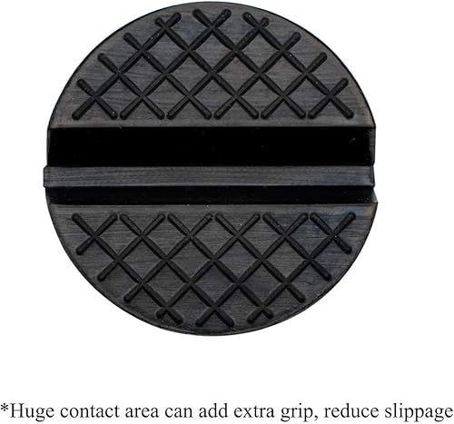 Miniatura 13 de Diseño único universal coche gato soporte almohadilla de elevación piso ranurado marco riel protector protector pellizco soldadura protector goma 2