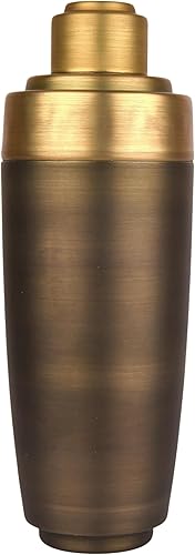 Miniatura 7 de Coctelera y equipo de barra de acero inoxidable dorado antiguo | Cubo de hielo dorado antiguo