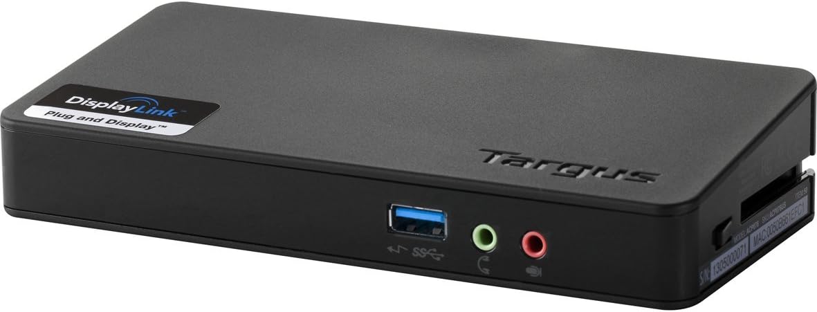 Targus Universal ACP076EUZ USB 3.0 SV Video Docking Station - (Mac, PC, and Win 8 Pro Tablets)