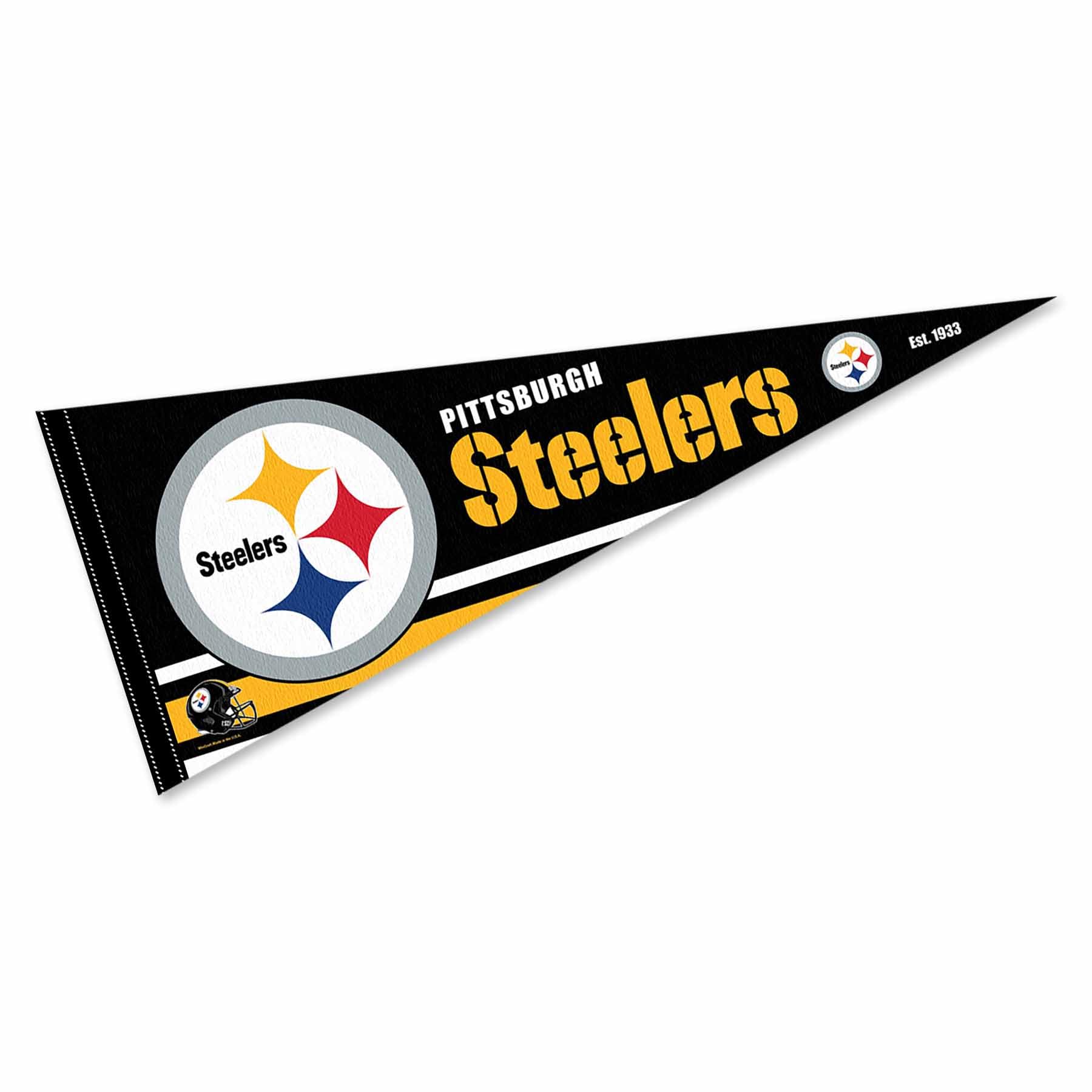 Pittsburgh Steelers Pennant Banner Flag