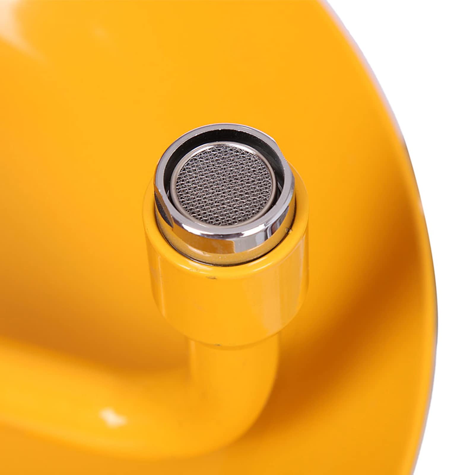Estación lavaojos de Emergencia con Pedestal, con Revestimiento ABS Amarillo, Acero Inoxidable 304, para la Industria química del petróleo.,
