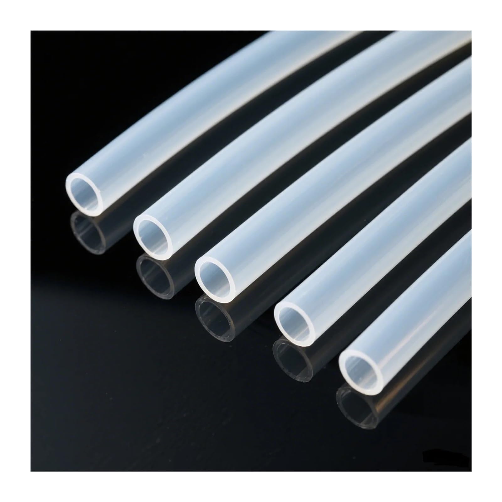 Tubo silicone trasparente flessibile 4-30mm pompa acquario | Morbido atossico resistente, adatto pompe peristaltiche e vasche(8 Meter,ID 8mm X OD 12mm)