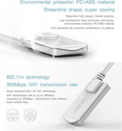 Miniatura 7 de Vonets VAP11N-300 Mini WiFi puenterepetidor inalámbrico El mejor socio de dispositivo IPimpresora IPxboxps3Dreambox Professional WiFi Bridge
