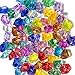 SoundZero 850pcs Gemme del Diamante Acrilico, Preziose Colorate Gemme del Diamante per Pietre Colorate per Vasi, Decorazioni Tavoli, Bomboniere, Decorazioni Acquario, Matrimoni, Arti e Fai-da-Te