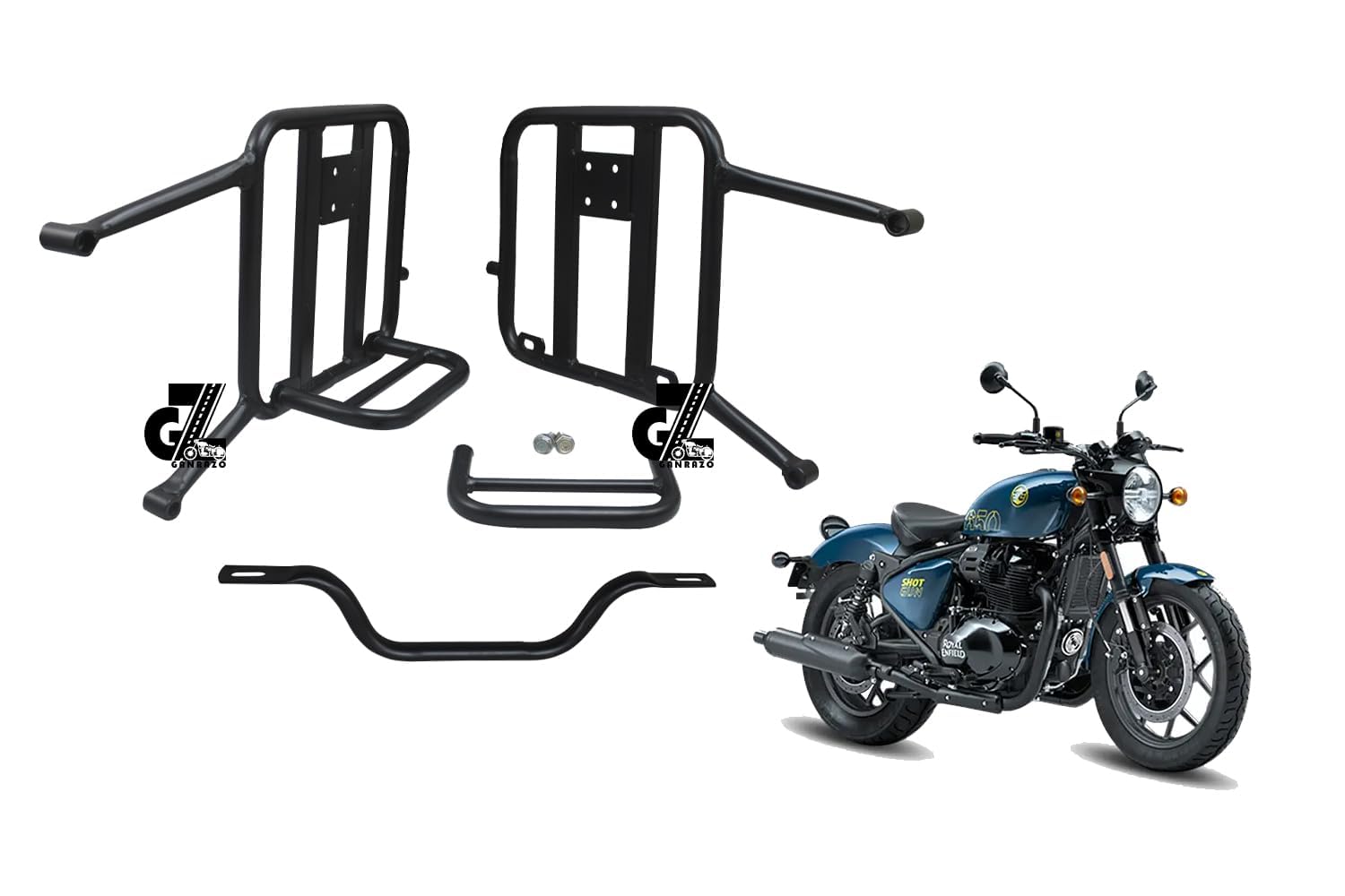 G-GANRAZO Black Saddle Stay Pair Right & Left Fit for Royal Enfield Shotgun 650-image-8