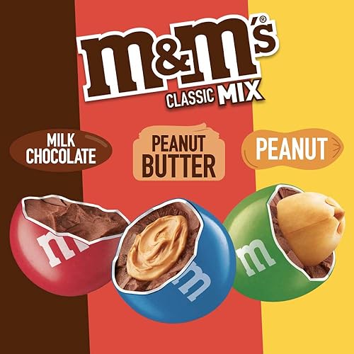 Miniatura 3 de M&M'S Classic Mix Chocolate Candy Share Size Pack, 2.5 oz (18 unidades)