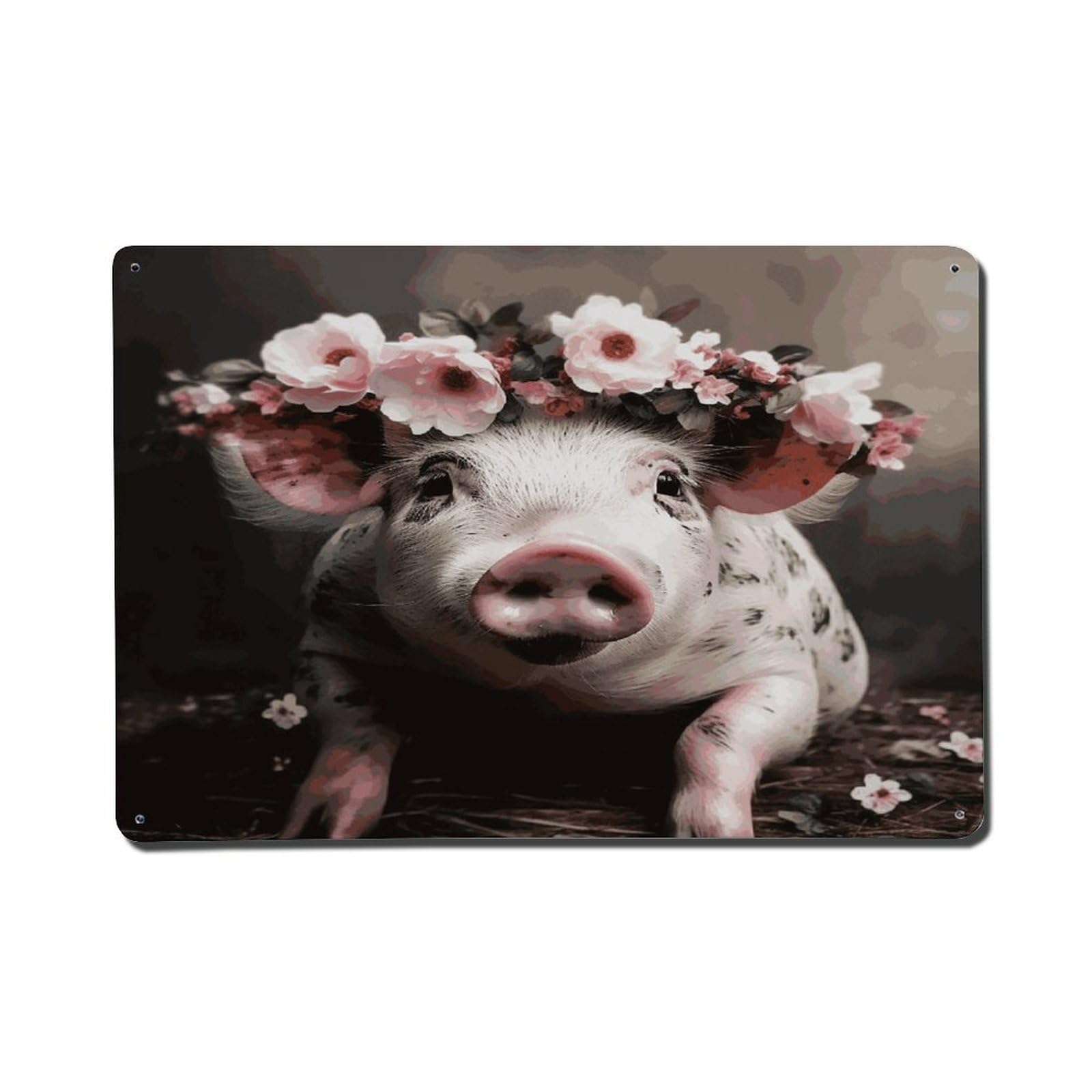Adfgyerh Style Smiling (14) Metal Signs Funny, Aluminum Tin Sign Indoor Outdoor Decor, Vintage Signs For Home Office Kitchen Bar Cafe Garden Farmhouse Wall Decor