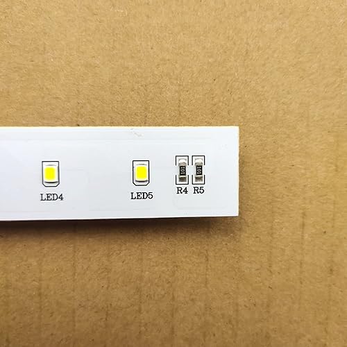 Miniatura 5 de Tablero de luz de tira de luz LED para refrigerador Midea BCD-536WKM 17431000000072 502410010020 Accesorios de repuesto