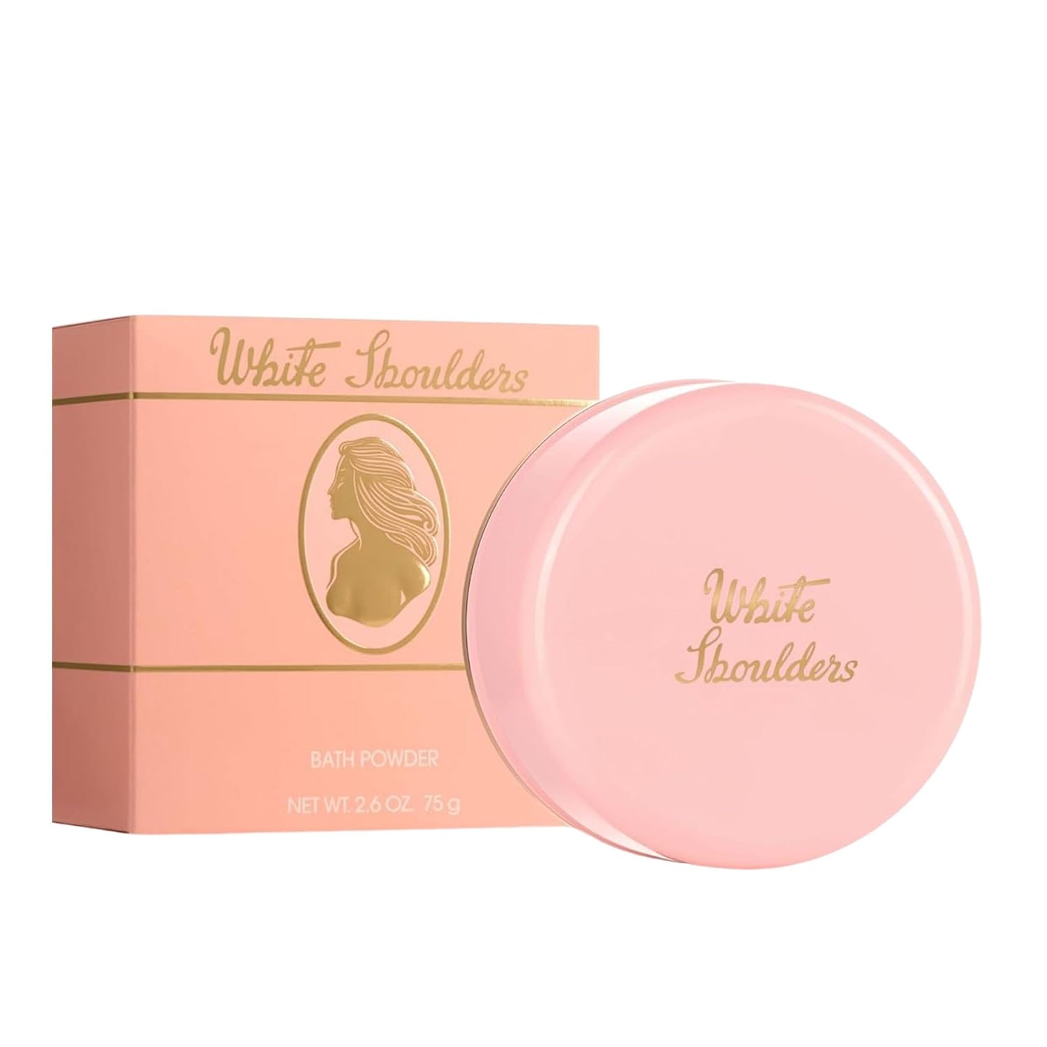 White Shoulders by Evyan for Women Bath Powder 2.6 Oz