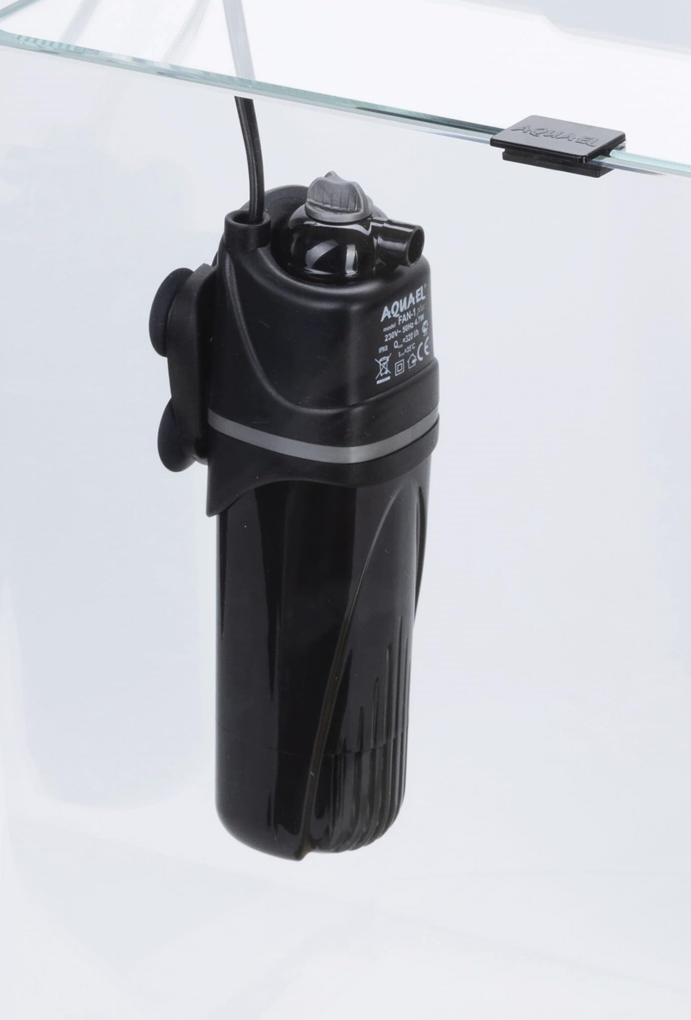 Aquael OptiBent Black Set 70 Akwarium 39x39x45cm, 68L, Filtr Fan, Grzałka, LED Day & Night