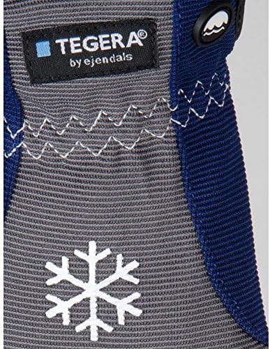 Ejendals 295-8 Size 8"Tegera 295" Leather Glove - Grey/Blue/White