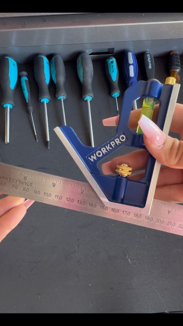 Watch Triangle Level Set with Built-In Ruler and Square on Amazon Live