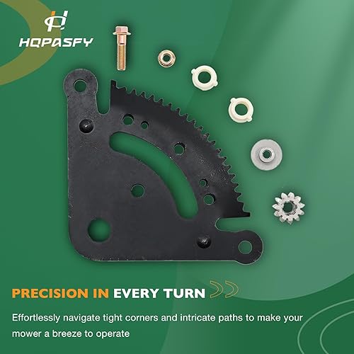 Vista 6 de HQPASFY Kit de reconstrucción de engranajes de piñón para sector de dirección compatible con tractores de césped John Deere Serie D Reemplaza#
