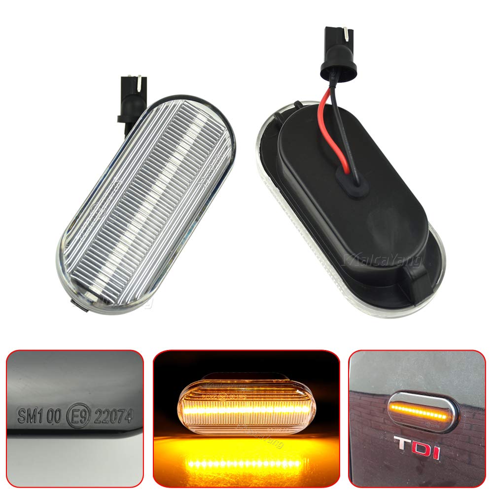 Side Marker Turn Signal Light for Golf 3 4 Passat Polo Sharan Vento for Ford C-Max Fiesta Focus MK2 Fusion Galaxy Octavia 1U