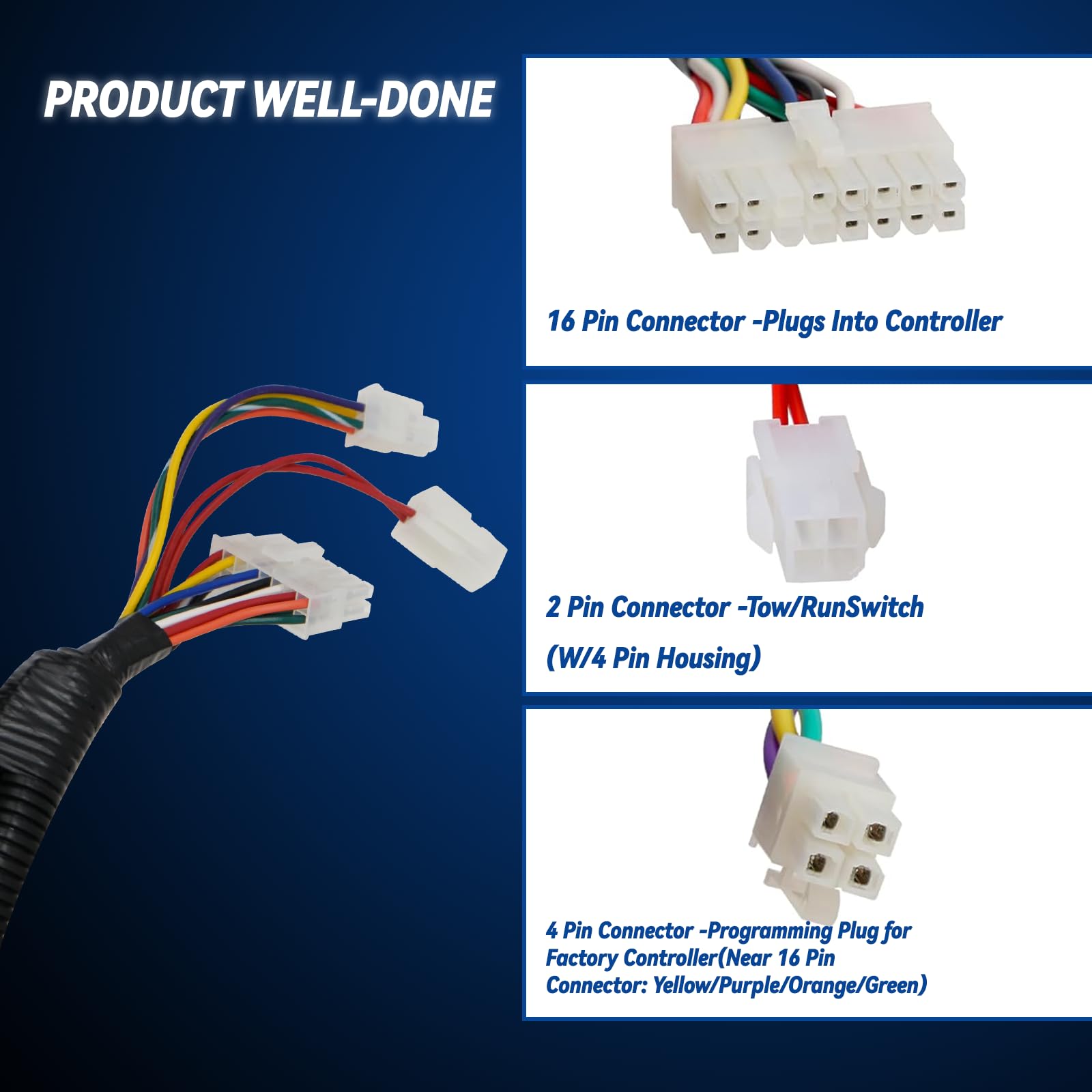 Uauto1 Main Wiring Harness – EZGO TXT48 48V Fleet (2010-2022) – OEM Style