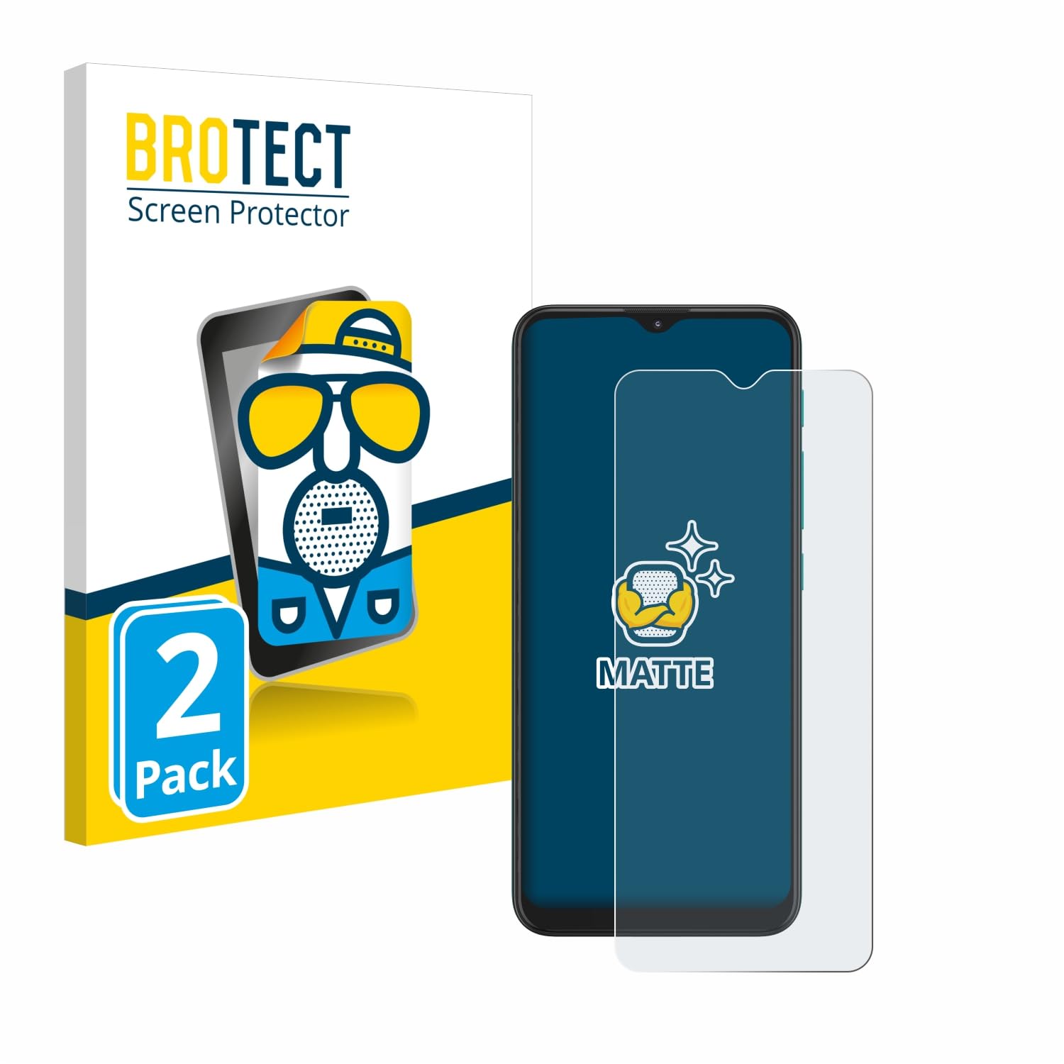 brotect Pellicola Protettiva Opaca per Motorola Moto G9 Plus Pellicola Protettiva Anti-Riflesso (2 Pezzi