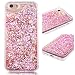 iPhone 6 Case, iPhone 6S Case, Crazy Panda New Soft Bumper Case Luxury Bling Glitter Sparkle Liquid Case Infused with Diamond Shape Glitters For Iphone 6/Iphone 6S Obtained Test Report - Pink